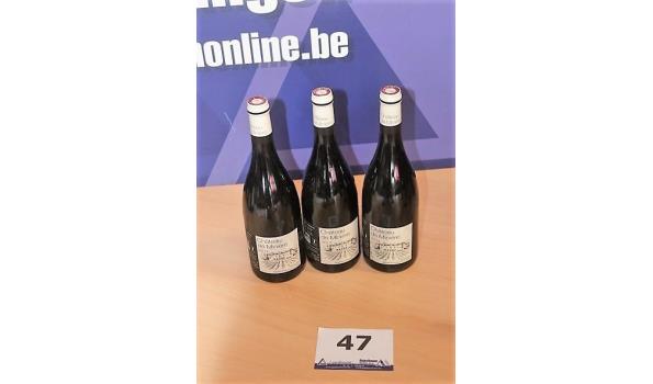 3 flessen à 75cl rode wijn CHATEAU DE MUNIERE, 2014